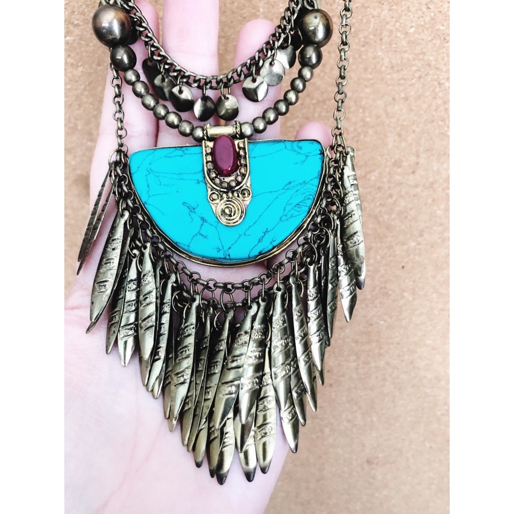 Native American inspired necklace